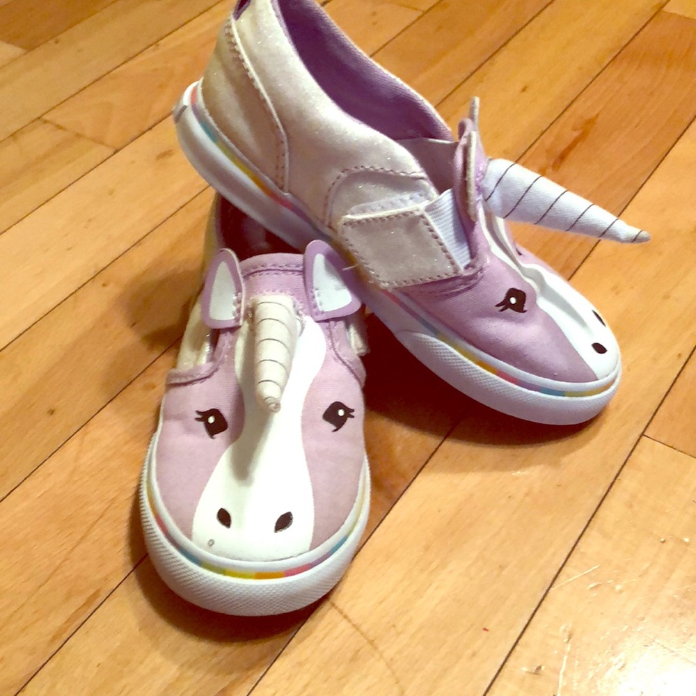 Glitter Unicorn Slip-on Sneakers